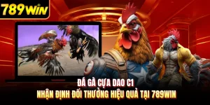 Đá Gà Cựa Dao C1 - Nhận Định Đổi Thưởng Hiệu Quả Tại 789WIN