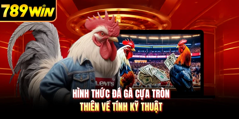 Hình thức đá gà cựa tròn thiên về tính kỹ thuật