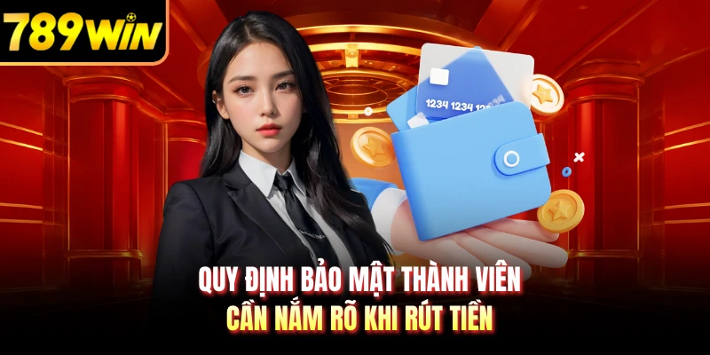 Quy định bảo mật thành viên cần nắm rõ khi rút tiền 