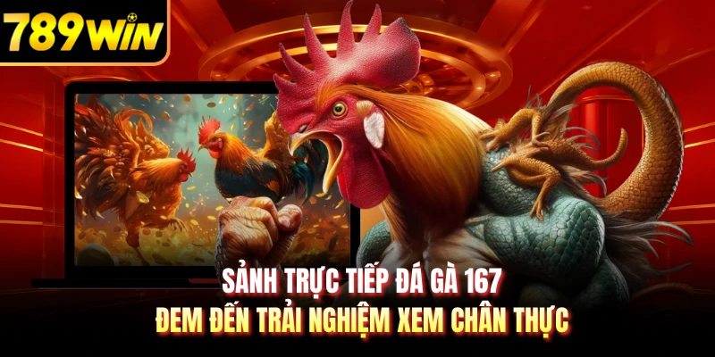 Sảnh trực tiếp đá gà 167 đem đến trải nghiệm xem chân thực