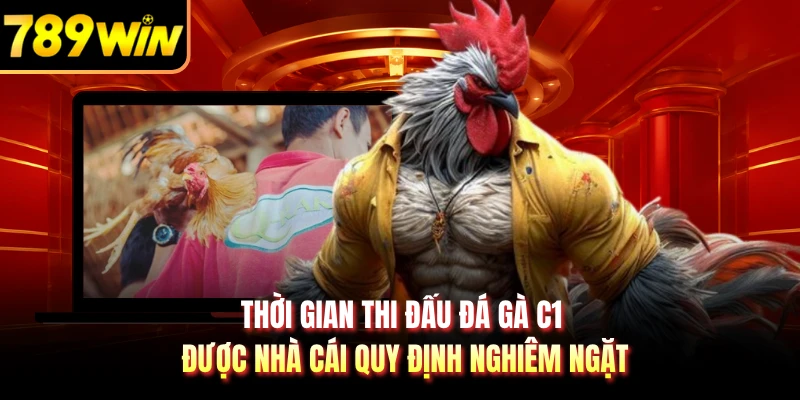 Thời gian thi đấu đá gà C1 được nhà cái quy định nghiêm ngặt